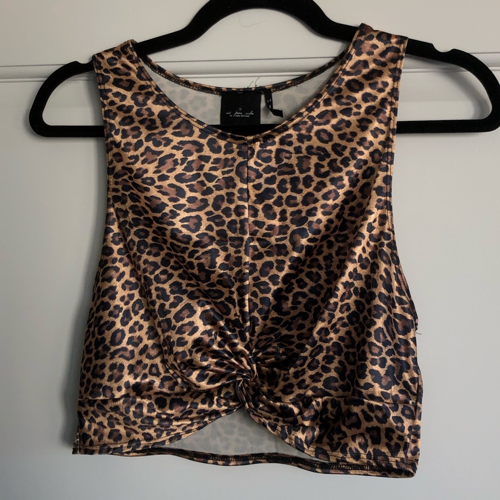 Cheetah crop top